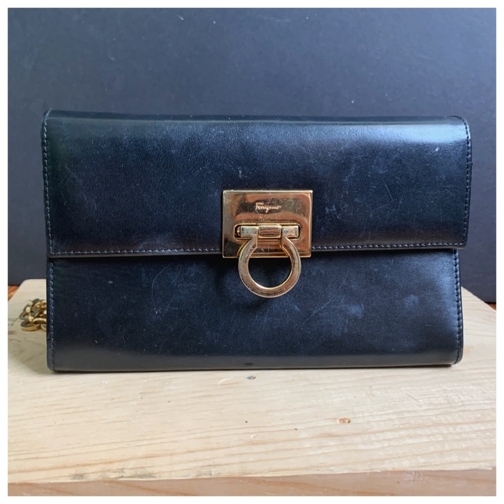 Salvatore Ferragamo Black Mini Purse